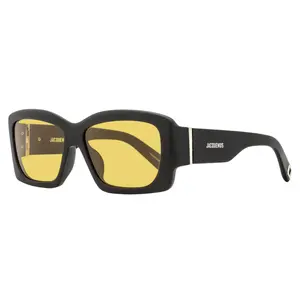 Jacquemus Croisiere Rectangular Sunglasses JAC60S 005 Matte Black 56mm