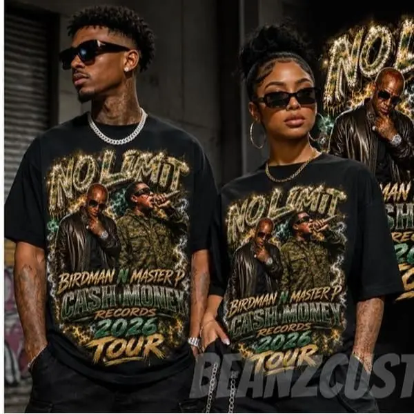 No Limit Cash Money Records Tour Shirt