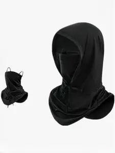 Multifunctional Ice Silk Balaclava Hat, Elastic Breathable Face Mask, Windproof Warm Cycling Helmet Liner, Unisex Outdoor Sports Use