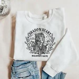 Shadowheart - Embroidered Sweatshirt - Baldur's Gate Embroidered Shirt