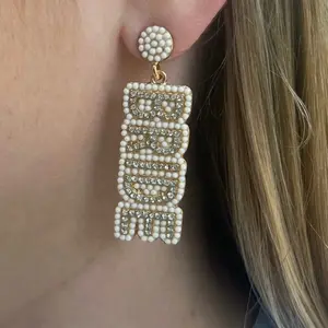 Bride Beaded Earrings