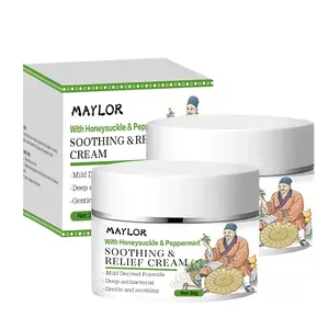 Soothing Relief Cream - Herbal Moisturizer The Spot Cream for Sensitive Skin, Lightweight Hydration & Comfort, Refreshing Daily Skin Care