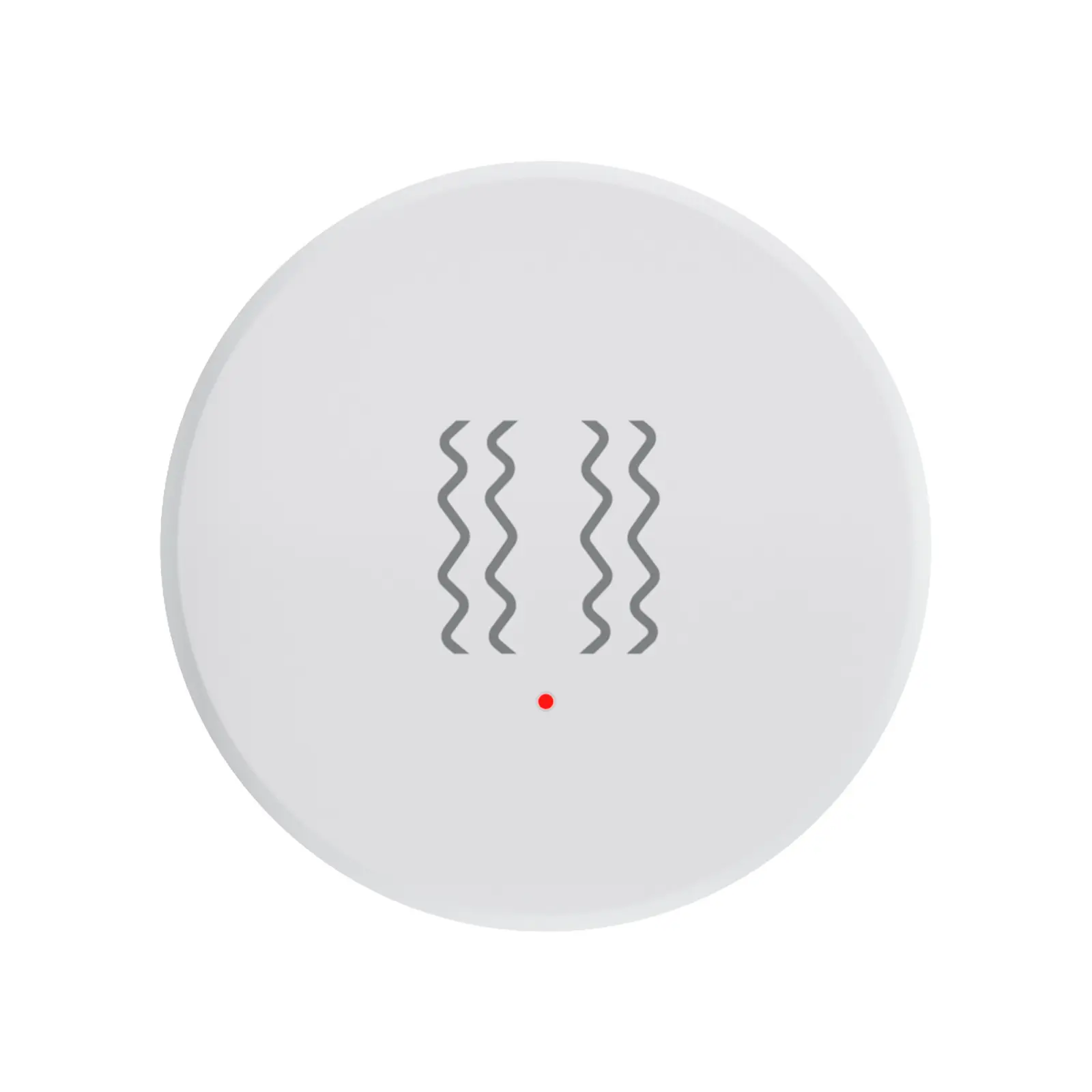 Smart Home Synthetic Vibration Sensor (40mm x 40mm) - Polyester-PVC Durable Casing, Compact, Lightweight, Tuya APP Remote Control, XYZ Axis Tilt & Vibe Alarm, Anti Theft, Continuous Monitoring, Flexible Installation for Home Improvement Systems, Instant A