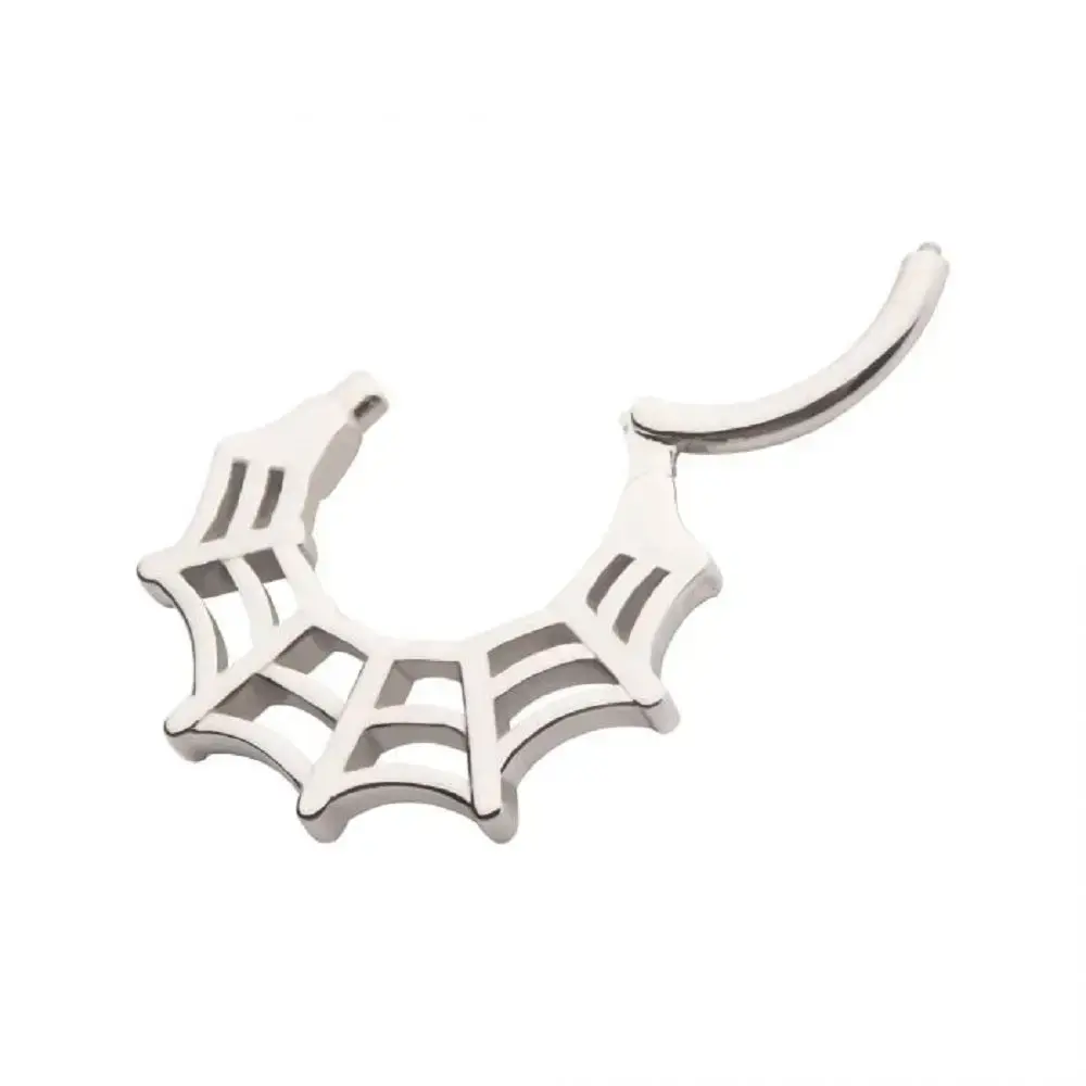 Spider Web Hinged Segment Ring - Stainless Steel Spider Web Hinged Segment Ring - Stainless Steel