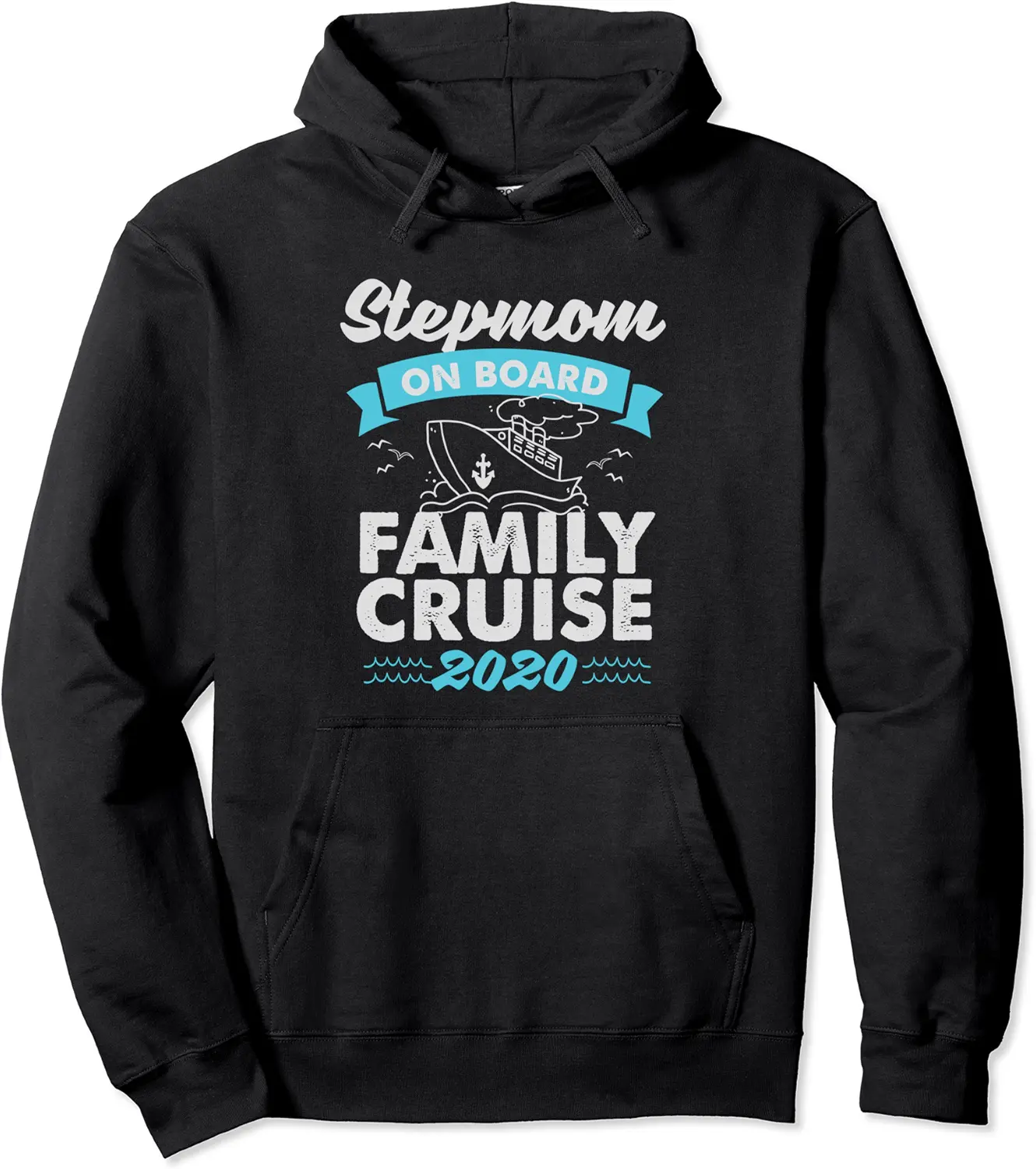 Family Cruise 2020 Stepmom On Board Matching Pullover Hoodie - Briannama Shop 39B07YDN5Q5V