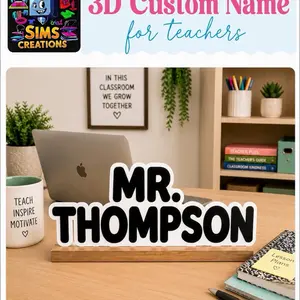 Custom Teacher Desk Name Plates