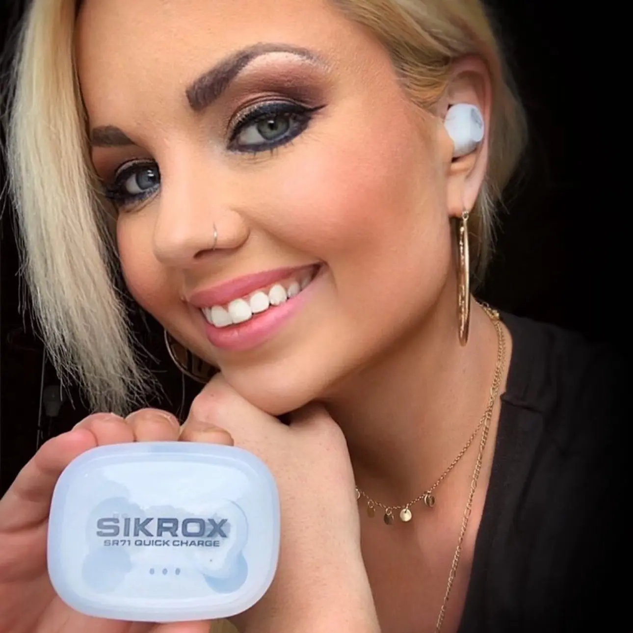Sikrox IPX7 Wireless Bluetooth Earbuds - 56 Hours Playback Time