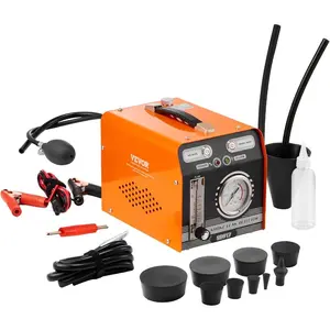 VEVOR Automotive Smoke Machine Leak Detector, EVAP Smoke Machine Leak Tester with Built - in Air Pump Pressure Gauge, Dual - Mode Diagnostic Leak Detector for Vacuum, Fuel, Pipeline System Testing