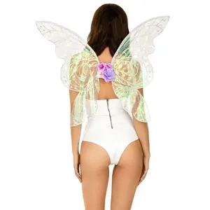 Iridescent Fairy Wings with Straps Halloween Costume Accessory Butterfly Costume