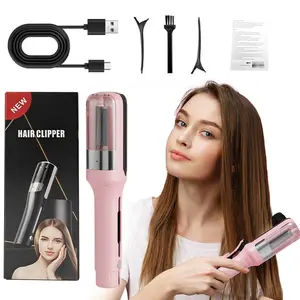 Mother's Day gifts-Summervibes-Electric hair clipper, for removing split ends. Rechargeable multifunctional hair trimmer, portable automatic hair clipper, home-use electric razor for split ends, built-in lithium battery. summervibes