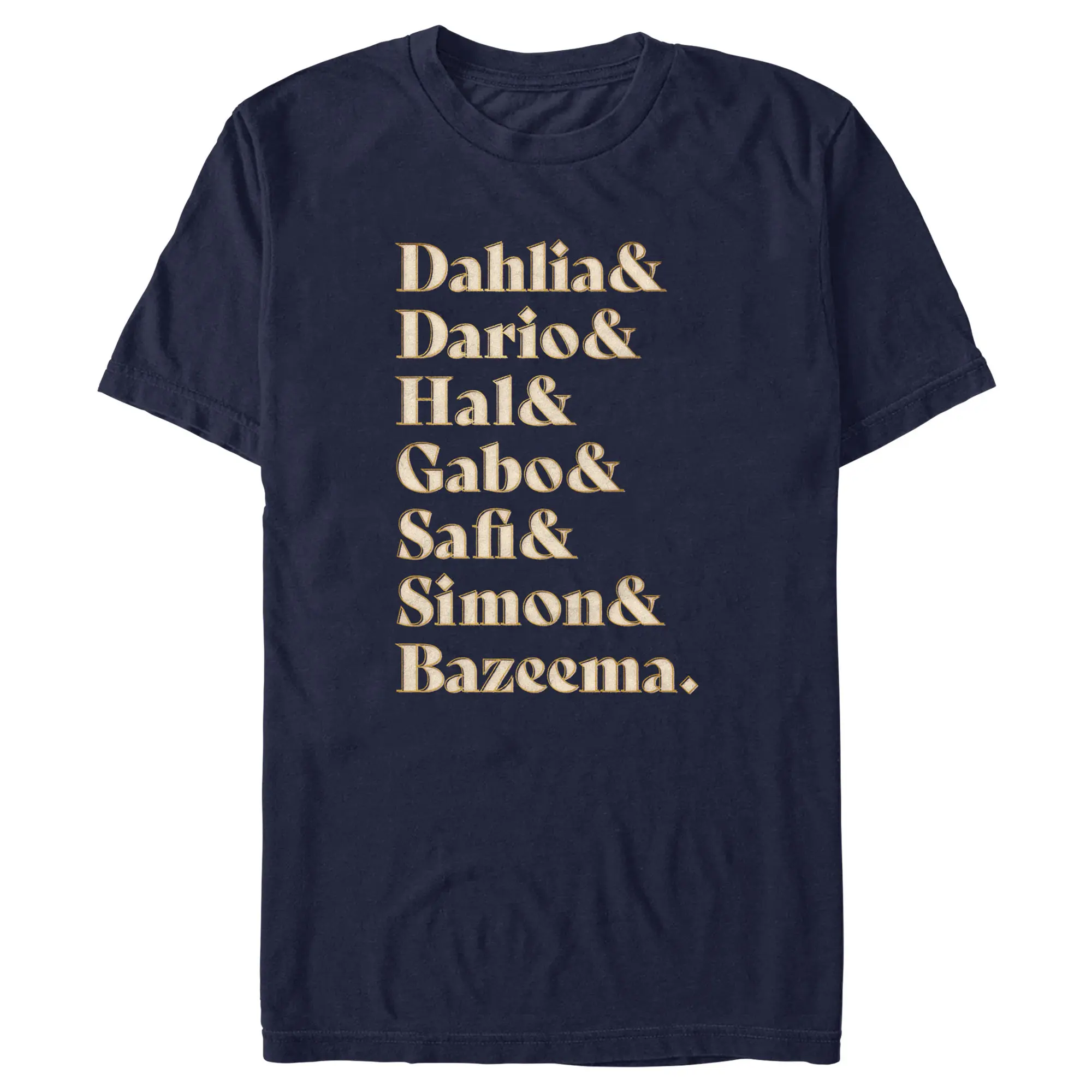 Men's Wish Character Name Stack T-Shirt