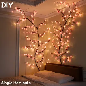 Sakura Fairy Light, Birch Tree Lamp 8 Modes Vine Decorative Lights, Ipx4 Waterproof, DIY Wreath, Room Decoration, Wedding, Holiday