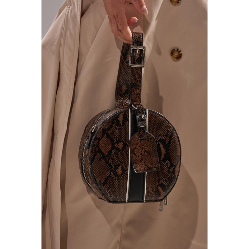 RENEGADE FAUX SNAKE PURSE