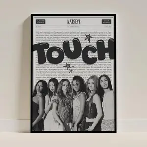 [Sale off up to 40%]-[FREE-SHIP] Katseye Touch (SIS Album) Poster - No Framed