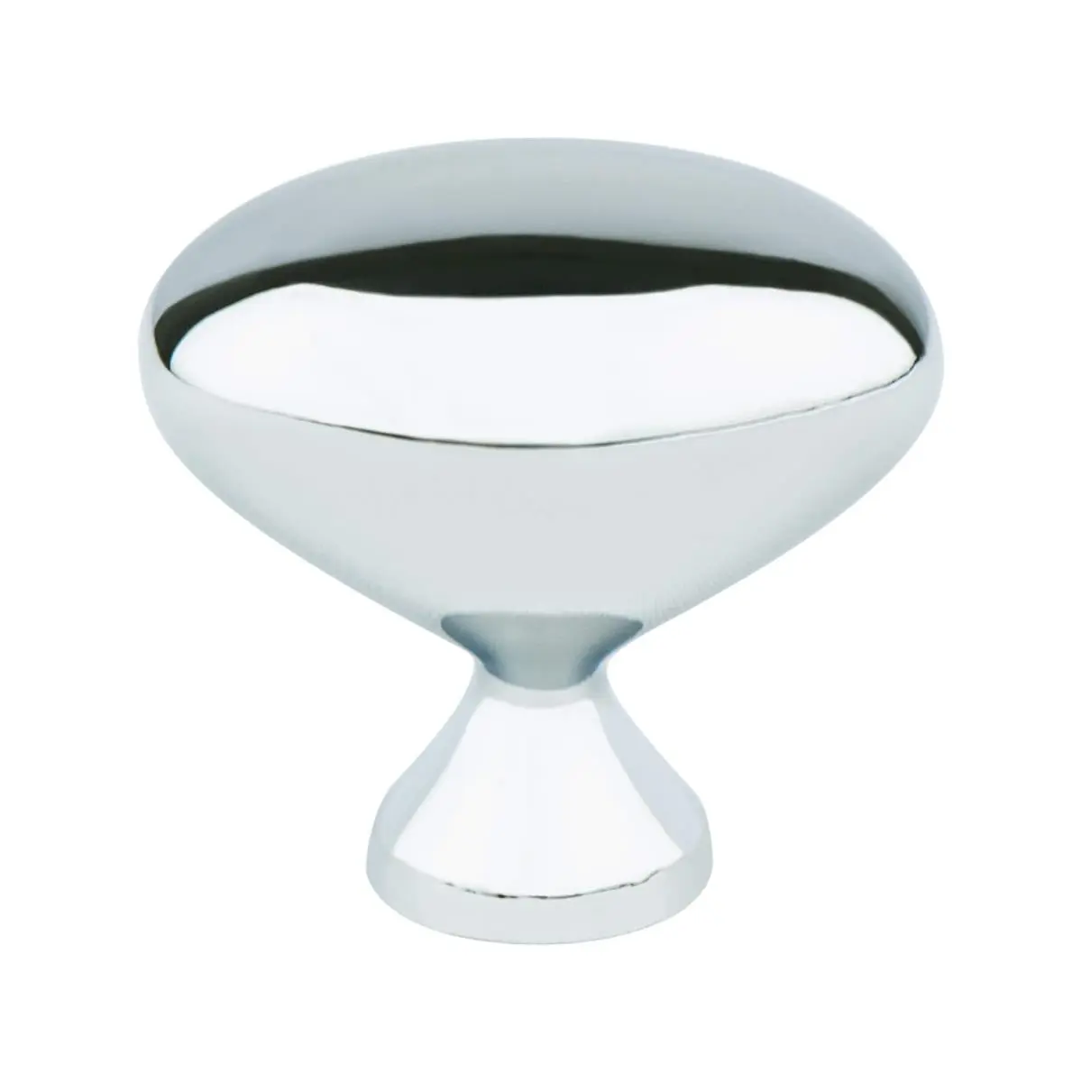 Berenson 0919-126-P Advantage Plus Cabinet Doorknob - 34 mm, 1-5/16 in., 7/8 in., Long Polished Chrome, Universal Charm