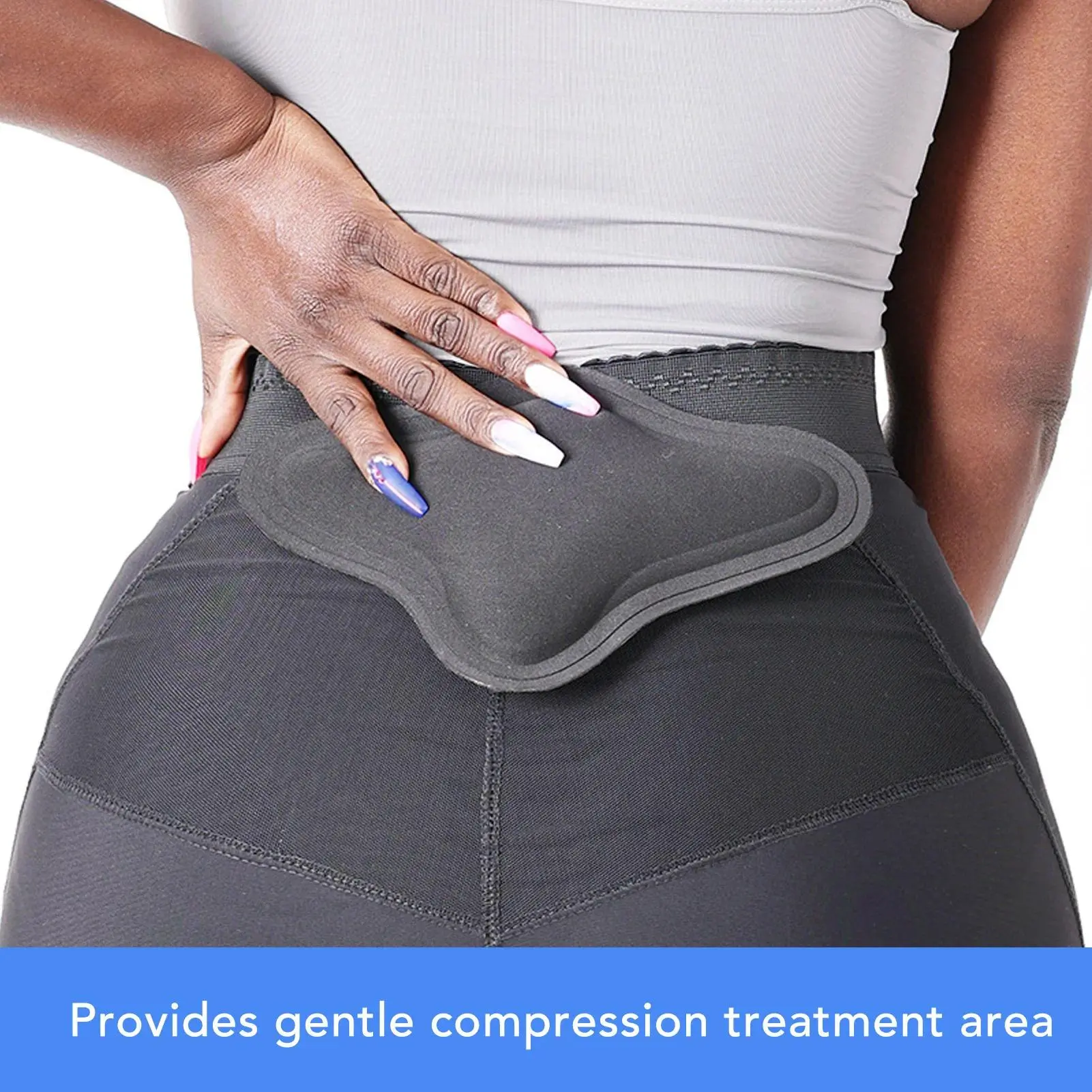 Lumbar Molder Foam Board Lumbar Backboard Grey Foam Material Reducing Swelling Elastic Support Protection Gentle Compression Back Board