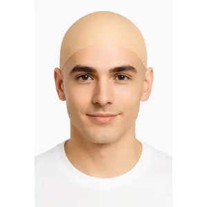 Beige Bald Cap Costume Accessory for Halloween