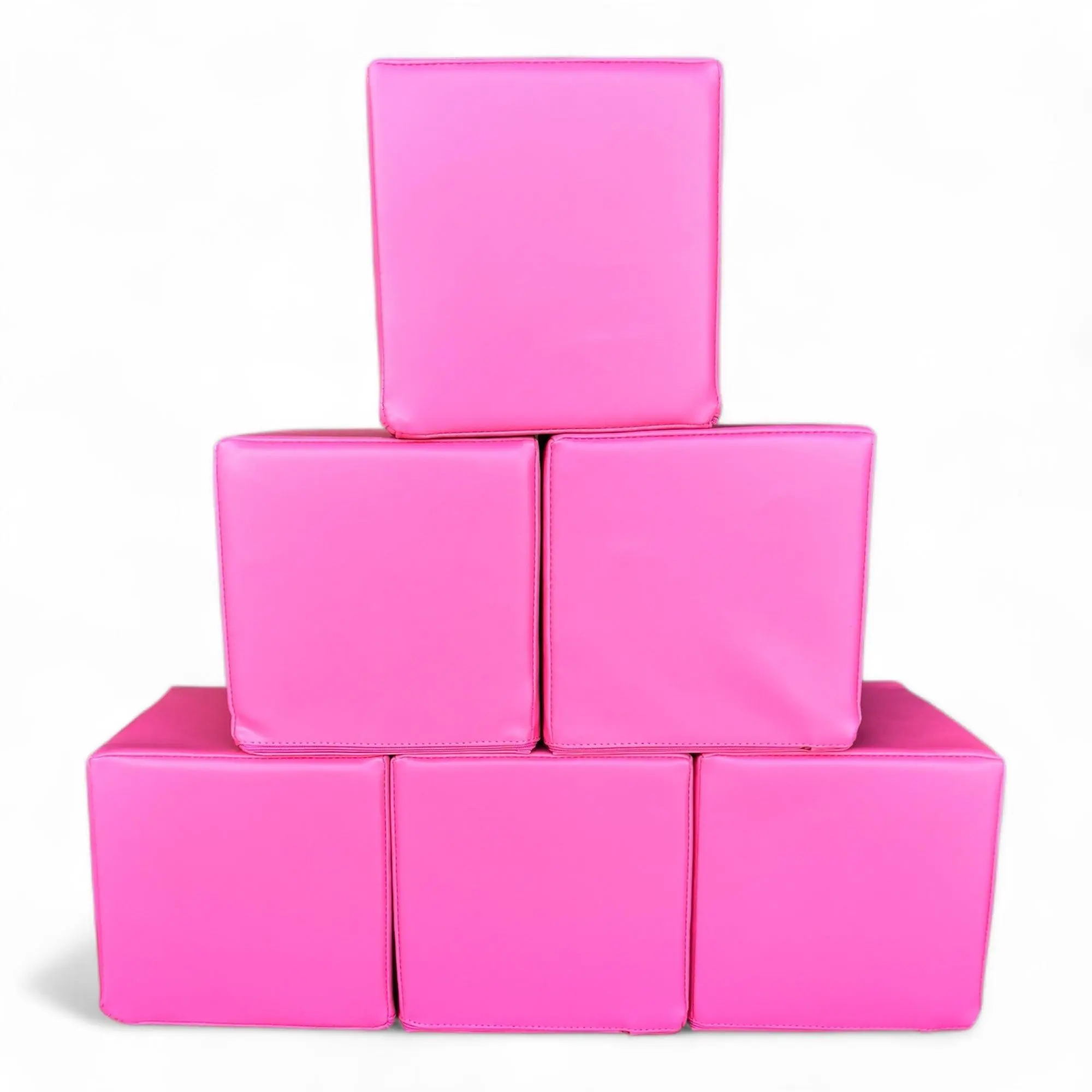 Hot Pink Toddler Foam Blocks – 6 Pack