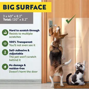 Anti-Scratch Sticker   Anti-Scratch Protection Film   Furniture Scratch Guard   Cat Furniture Scratch Deterrent Tape