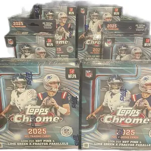 Break#100 Topps Chrome Sports Card Bundle - Mega, Blaster, Hanger Boxes (2 Each)
