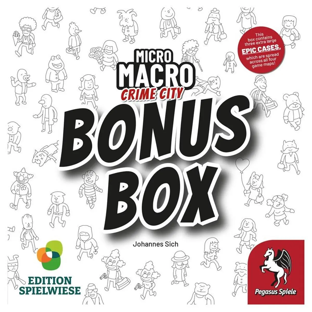 212 MAIN PES59065E Micro Macro Crime City Bonus Box - Crime Theme Game with Bonus Cards