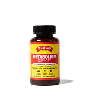 Bragg Metabolism Support Supplement with Apple Cider Vinegar & Botanical Blend for Enhanced GLP-1 Support 90 Capsules Bragg Metabolism Support Supplement with Apple Cider Vinegar & Botanical Blend for Enhanced GLP-1 Support 90 Capsules