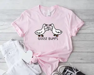Goose Bumps Shirt, Gift For Her, Trendy Graphic Tee, Goose Shirt, Silly Goose Shirt, Funny Graphic Shirt, Goose Bumps Shirt