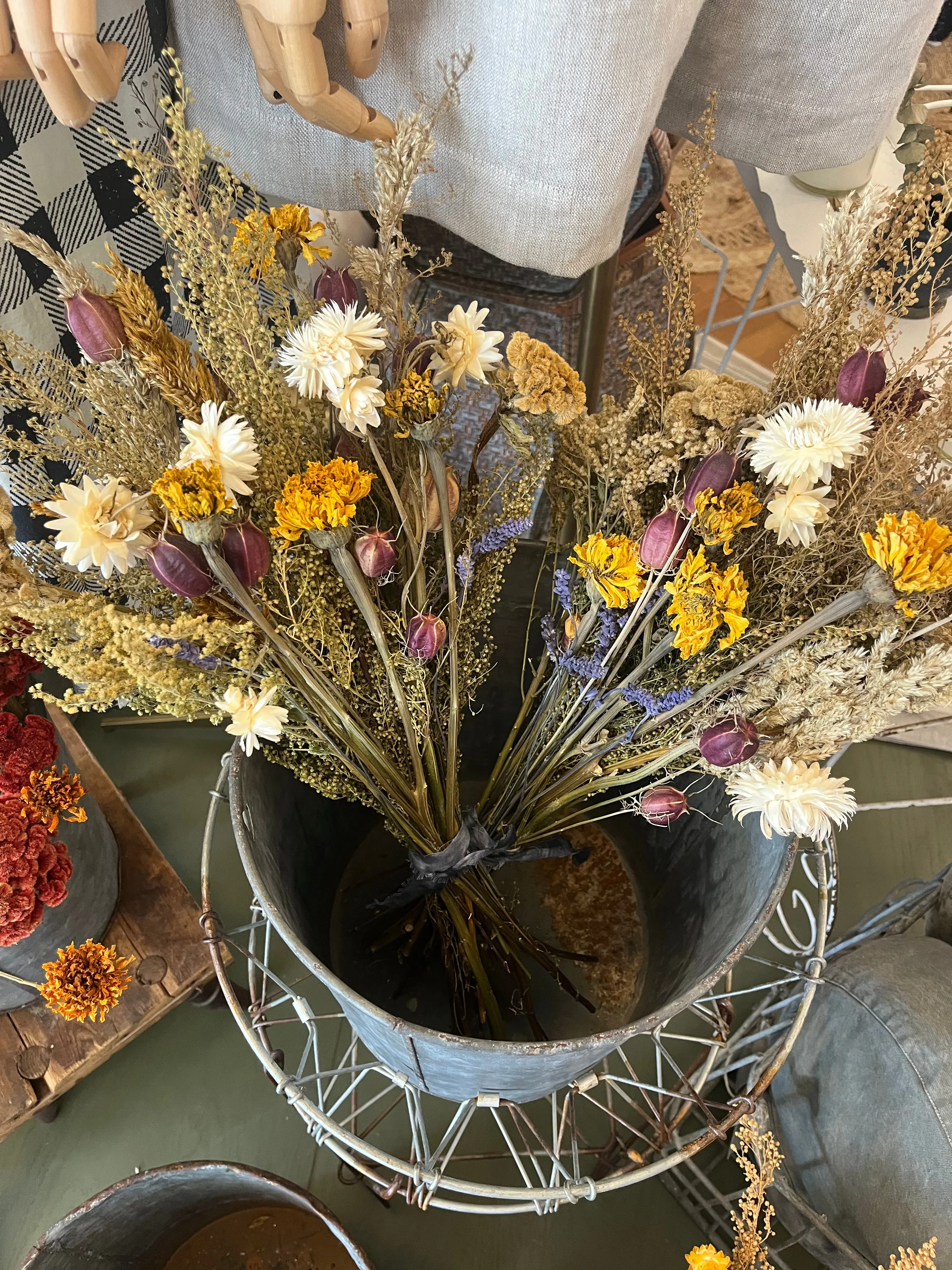 Large Dried Flower Bouquet