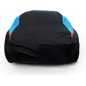 Car Cover All Weather Snowproof UV Protection Windproof Outdoor Full Coupe/Cabrio Car Cover, Universal Fit for Coupe/Cabrio (Fit Coupe/Cabrio Length 175-182 inch, Blue)