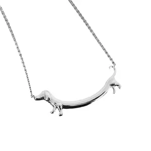 Cute Dachshund Necklace Playful And Adorable Neckchain Perfect for Dog Lovers