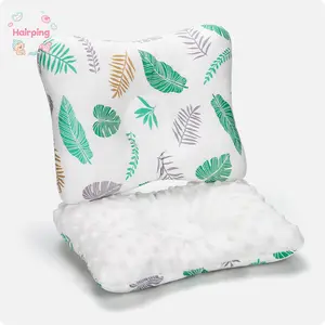 Baby Head Shaping Pillow Soft Double Sided Anti Flat Head Pillow Sleeping Support Pillow for Infant Flat Head Prevention