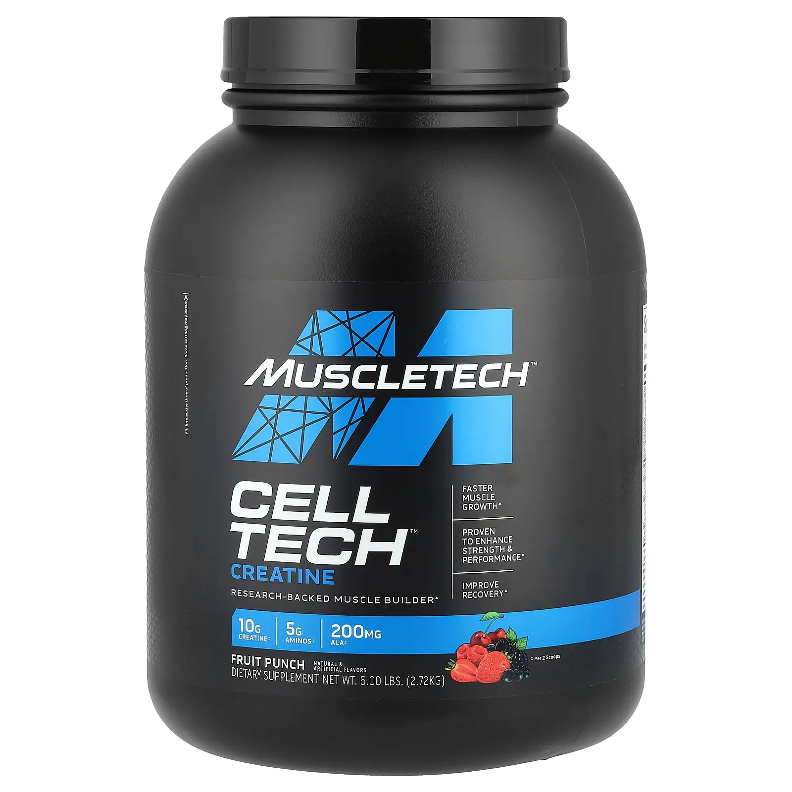 MuscleTech Cell-Tech™ Creatine, Fruit Punch, 6 lbs (2.72 kg)
