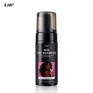 EJW Wig Dry Shampoo – Waterless Cleaner r for Lace Front, Glue removal mousse Breaks Down Adhesive Residue, Controls Odor, No-Rinse, wig glue remover Human & Synthetic Hair,Gentle and non-irritating, effectively extends the lifespan of wigs 4.06 fl oz