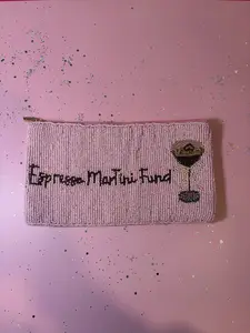 XXL Espresso Martini Fund - Beaded Pouch