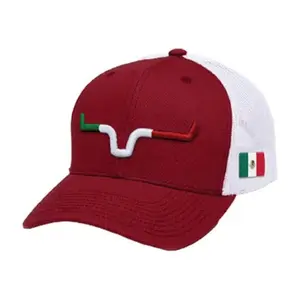 Patriotic Mexico Trucker Cap – Embroidered Color Logo – Mesh Back Adjustable – Comfortable Fit – Cultural Fashion Vibe – Western-Inspired Design – Unisex – 1 Piece