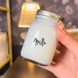 “Milk” Snowglobe Cup Custom Made on Live - Acrylic Tumbler, Lid and Straw
