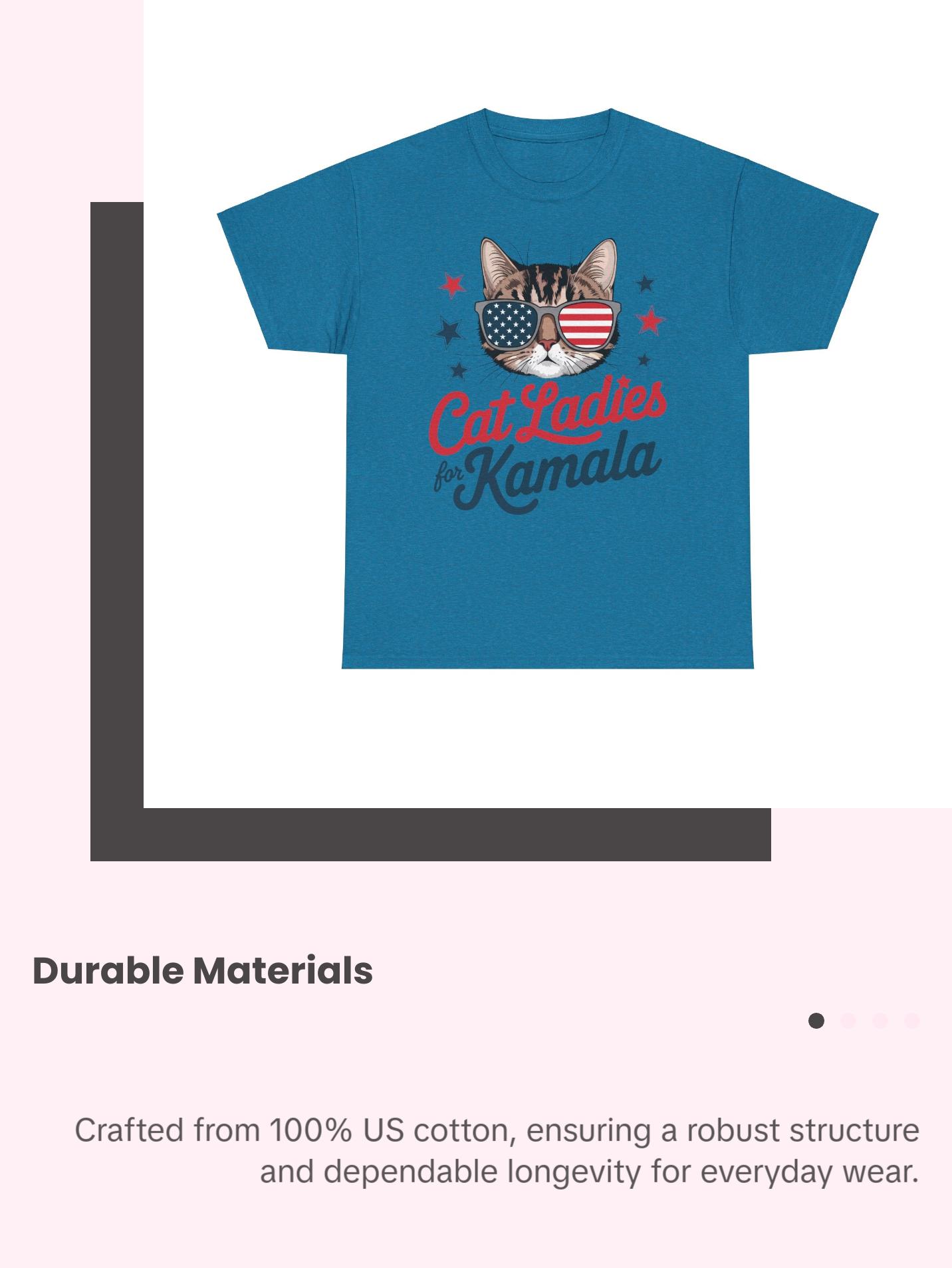 Cat Ladies for Kamala - Unisex Heavy Cotton Tee