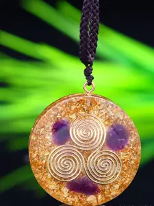 Unisex High Frequency Energy Crystal Pendant, Exquisite Design, Perfect Accessory for Any, Enhance Your Style