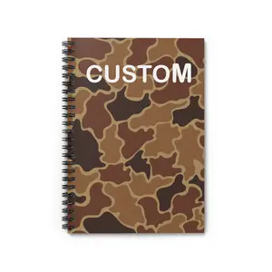 Personalized Everything Camo Collection – Drake Old School Camo Camo Spiral Notebook, Ruled Line Journal, Outdoor Style Stationery