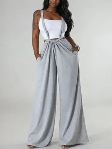 WIDE LEG SWEATS OVERALLS WOMENSWEAR women
