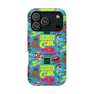Magnetic Impact-Resistant Cases Dungeon Crawler Phone Case | iPhone 13-17 Samsung S26 | LitRPG | Teal