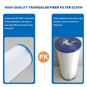 Swimming Pool Type A/C Filter Cartridge Heavey Duty Easy to Install High Filtration Efficiency Pool Filter