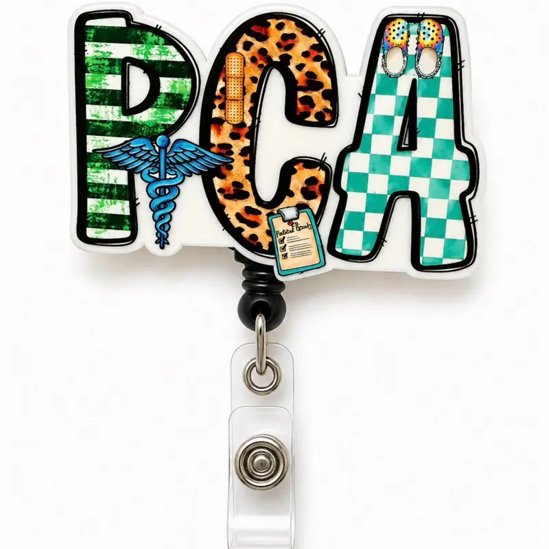 PCA Pattern Badge Reel