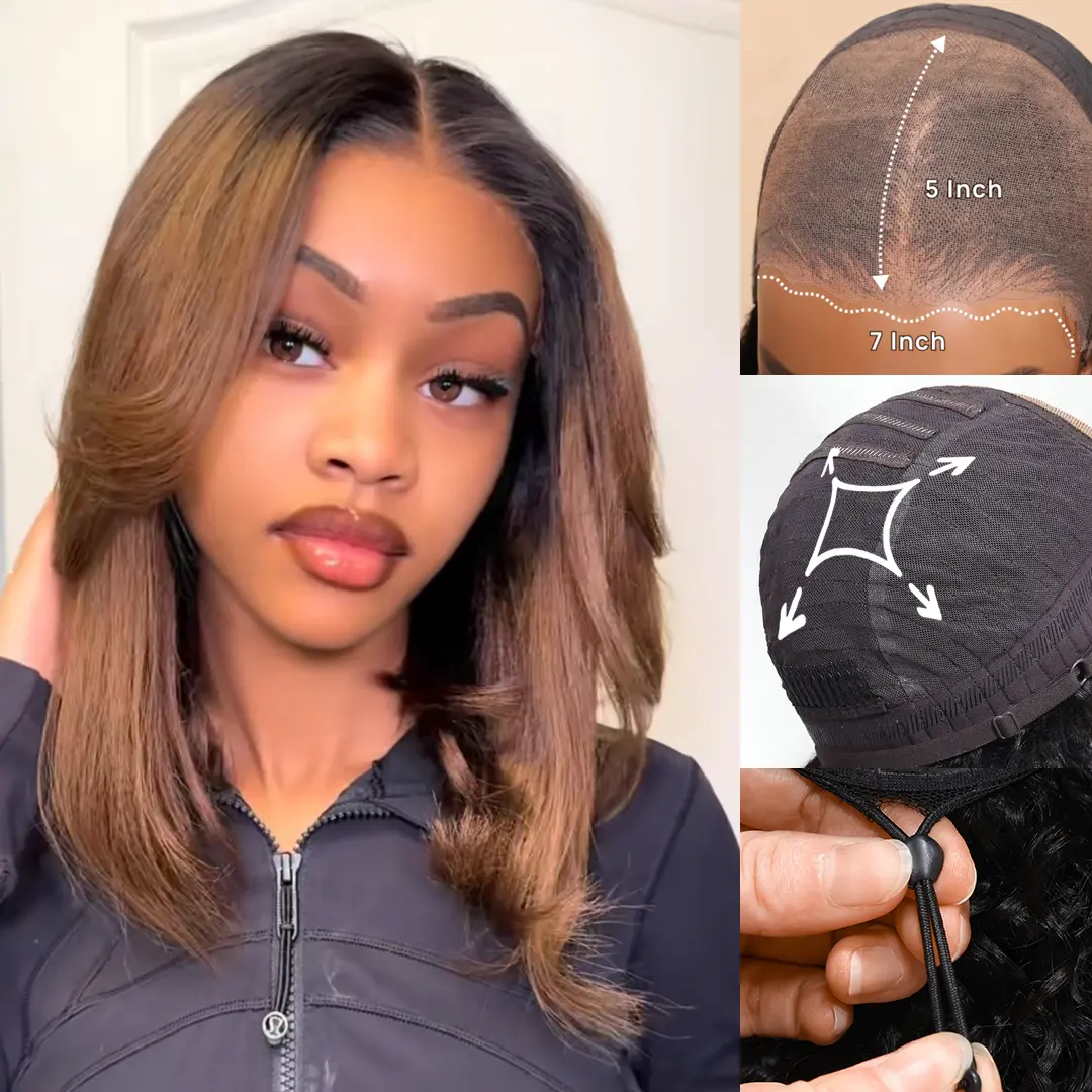 7x5 Black To Chestnut Brown