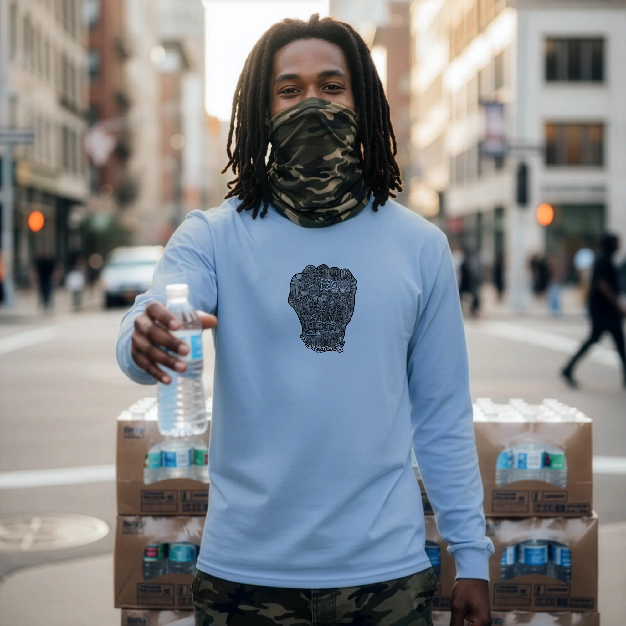 Contemplation - Long Sleeve Shirts - 100% Cotton