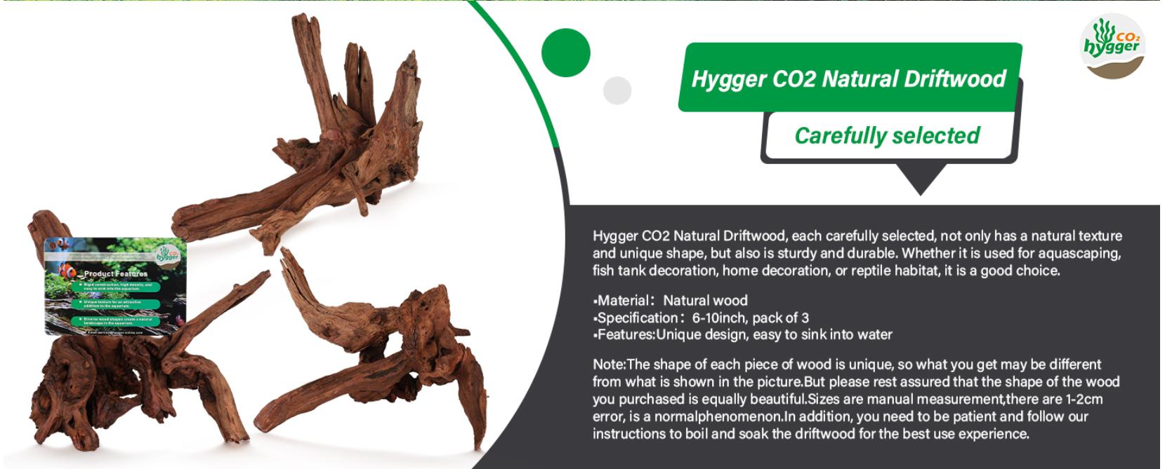 Driftwood for Aquarium Natural Aquarium Wood for Aquascaping Fish Tank Decorations Reptile Tank Decor