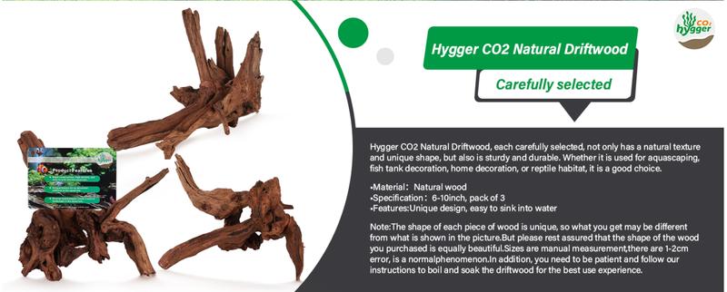Driftwood for Aquarium Natural Aquarium Wood for Aquascaping Fish Tank Decorations Reptile Tank Decor
