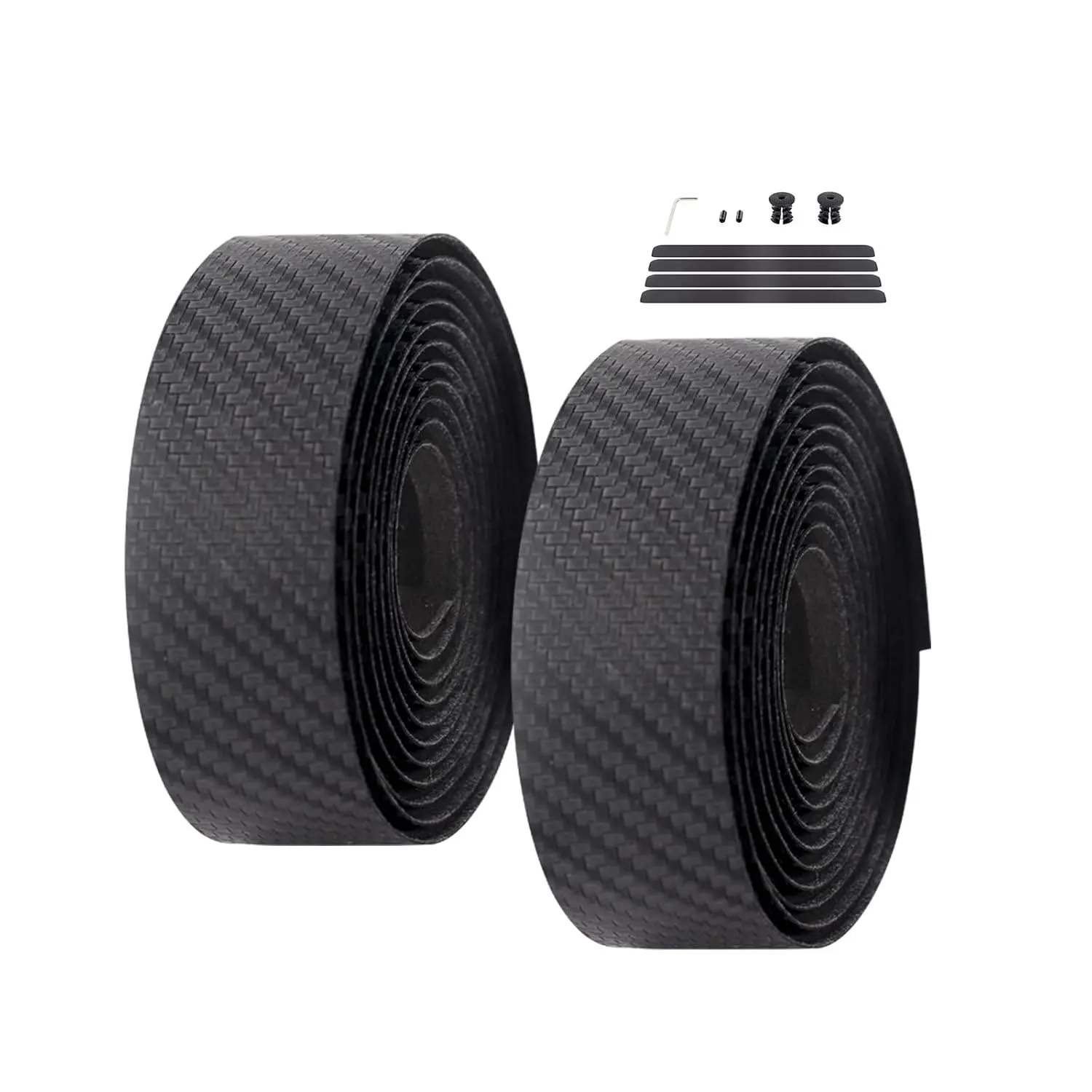 Handlebar Tape, Grip Tape, Tape for Handlebars,Bicycle Bar Tape- 2 Rolls (Black -3K Carbon )