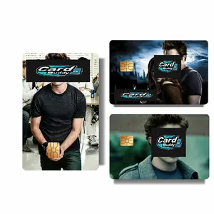 Classic Movie Style Card Sticker Set, Moody Character Aesthetic, Retro Cinematic Decor