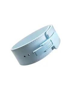 UPPPER Lever Belt Baby Blue - 10mm, Quick-Release Lever, for Powerlifting & Deadlifts